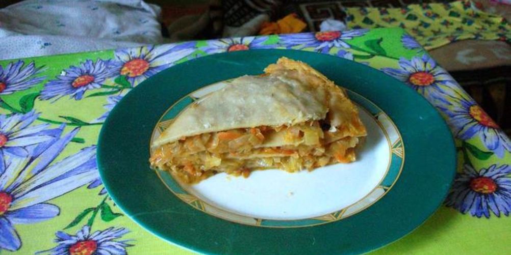 Рецепт капустной лазанья