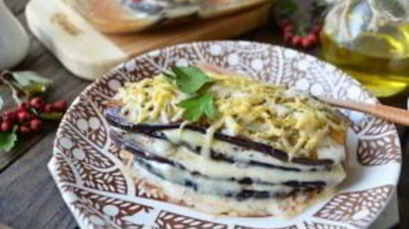 лазанья из баклажанов с сыром
