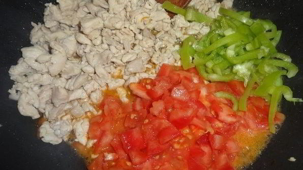 лазанья из кабачков с курицей