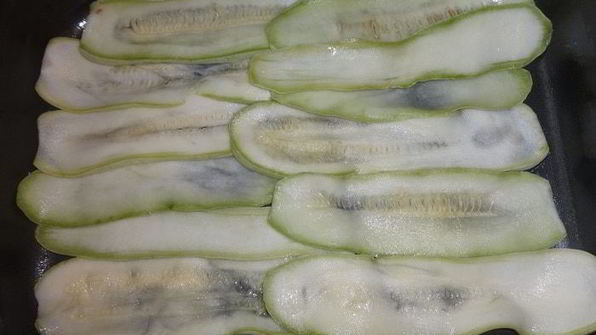 лазанья из кабачков с курицей