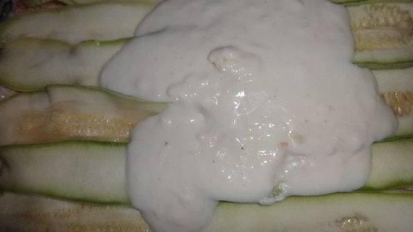 лазанья из кабачков с курицей