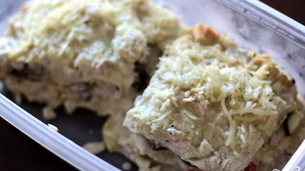 Лазанья из кабачков в мультиварке