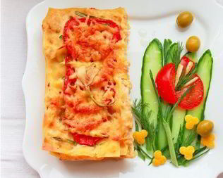 Лазанья с фаршем быстро
