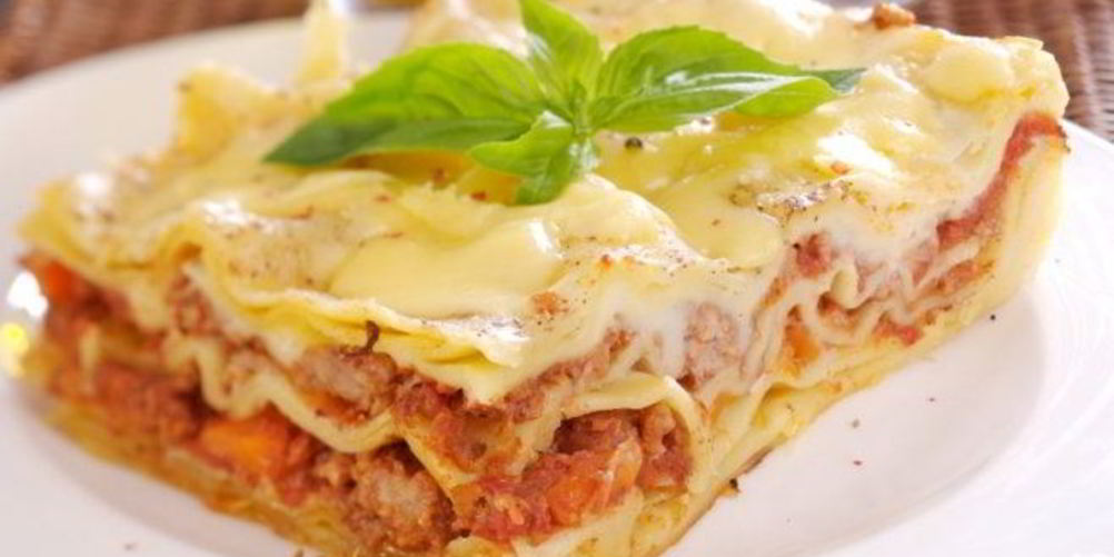 Рецепт лазаний с грибами и ветчиной