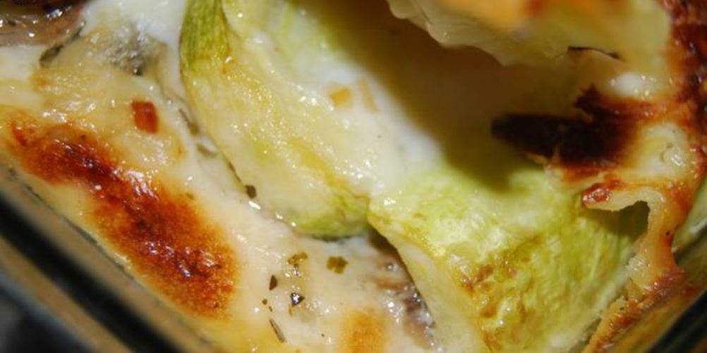 Рецепт лазаний с кабачками и грибами