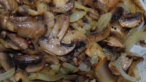 лазанья с кабачками и грибами