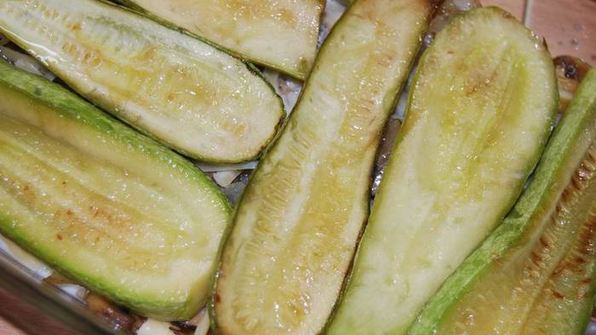 лазанья с кабачками и грибами