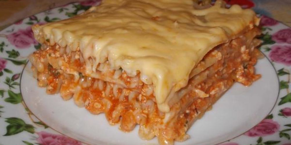 Рецепт лазаний с куриным фаршем