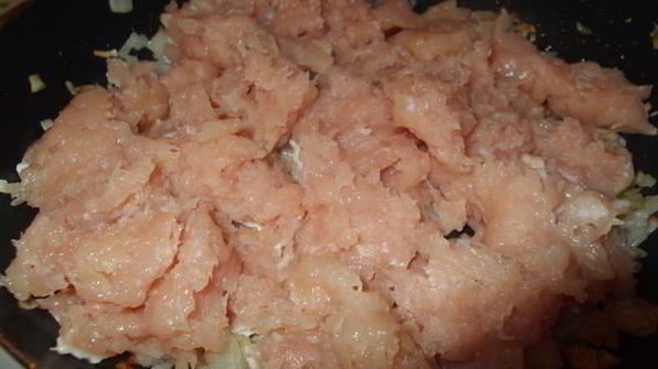 лазанья с куриным фаршем