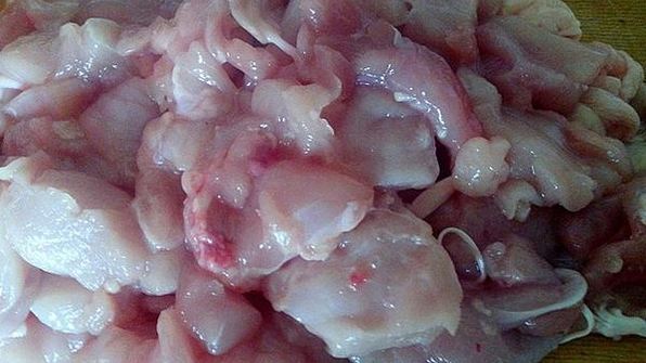 лазанья с куриным рагу