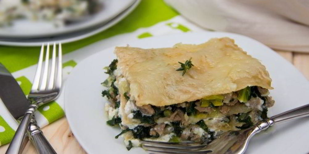 Рецепт лазаний с курицей и овощами