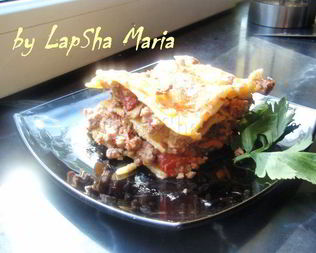 Лазанья с лисичками и сельдереем