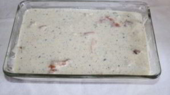 лазанья с лососем