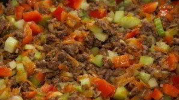 лазанья с мясом