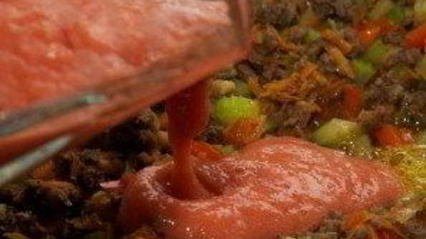 лазанья с мясом