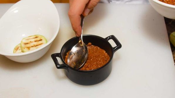 лазанья с овощами и фаршем