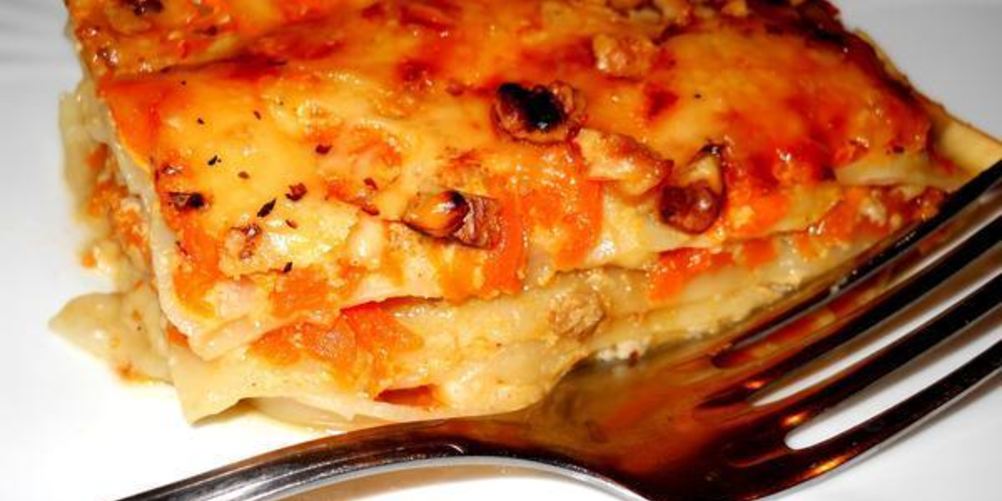 Рецепт лазаний с тыквой и сыром