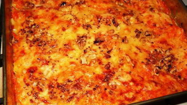 лазанья с тыквой и сыром