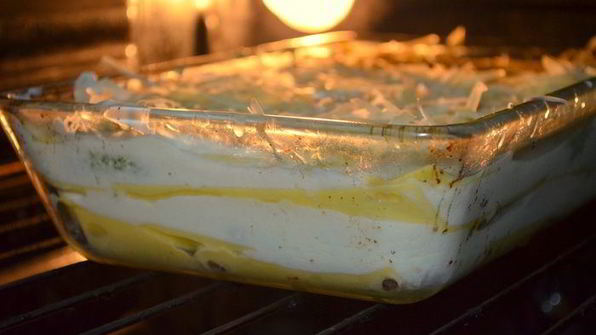 лазанья со шпинатом и рикоттой