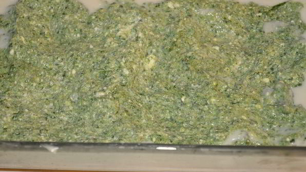 лазанья со шпинатом и рикоттой