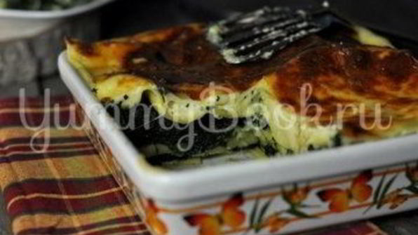 лазанья со шпинатом