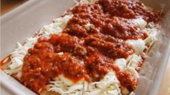 лазанья со свининой