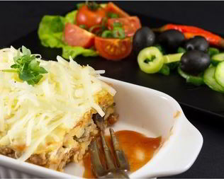 Сытная овощная лазанья