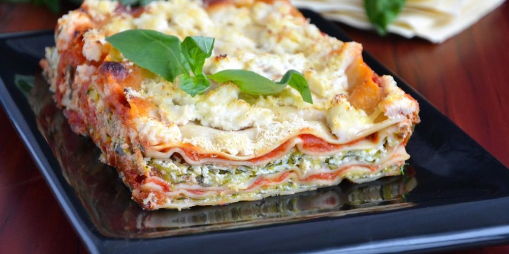 Рецепт вегетарианской лазанья