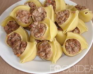 Фаршированные макароны