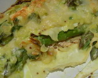 Каннелони со спаржей и копченым лососем