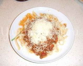 Макароны Болоньезе