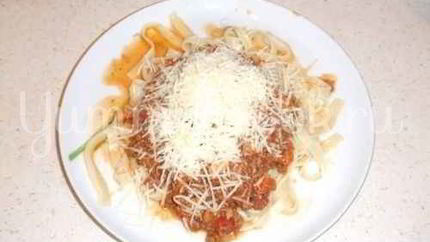 Макароны Болоньезе