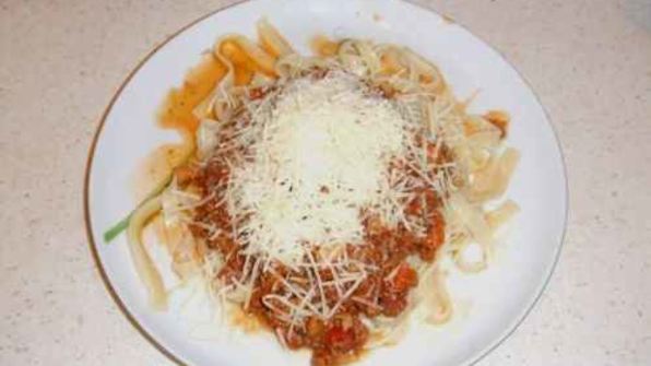 макароны болоньезе