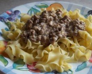 Макароны с фаршем по-домашнему