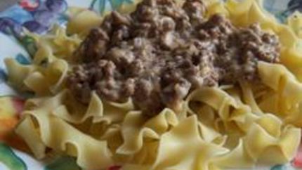 Макароны с фаршем по-домашнему