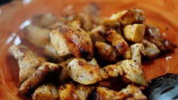 макароны с курицей и овощами