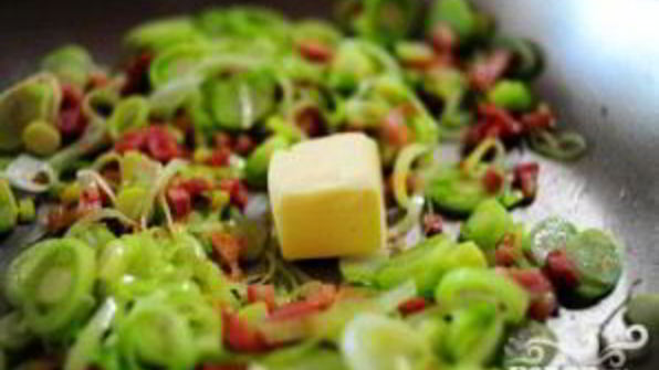 макароны с панчетта