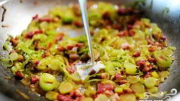 макароны с панчетта