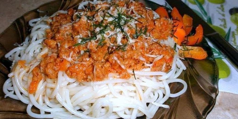 Рецепт макарон с соусом болоньезе