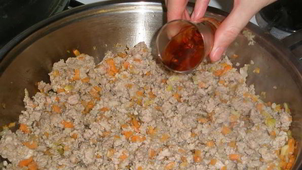 макароны с соусом болоньезе