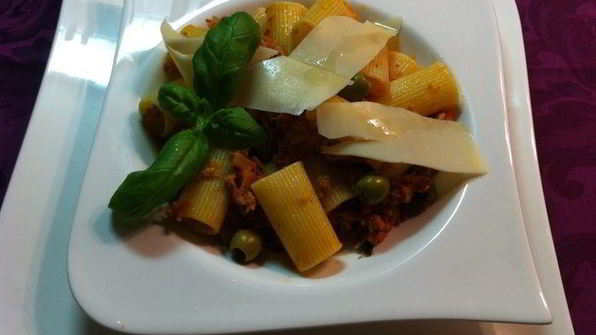 отличная паста с тунцом