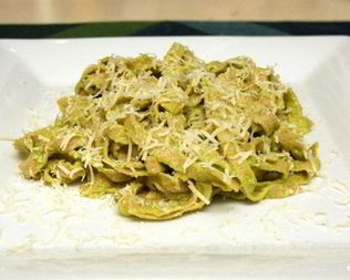 Паста с авокадо