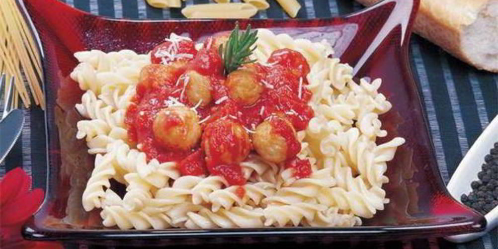 Рецепт пасты с куриными шариками