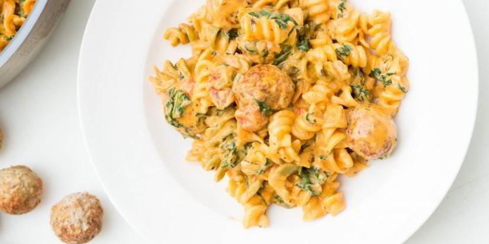 Рецепт пасты с митболами