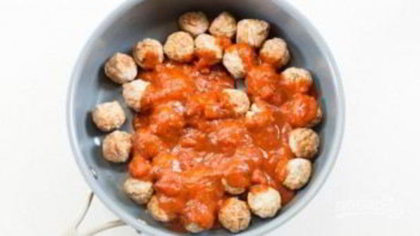 паста с митболами