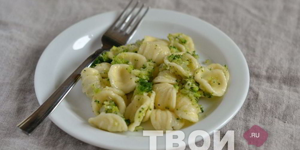 Рецепт пасты с соусом из брокколи