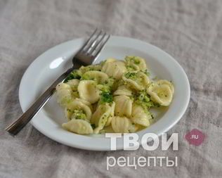 Паста с соусом из брокколи