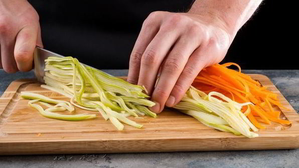 паста с весенними овощами