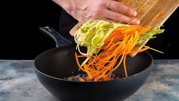 паста с весенними овощами