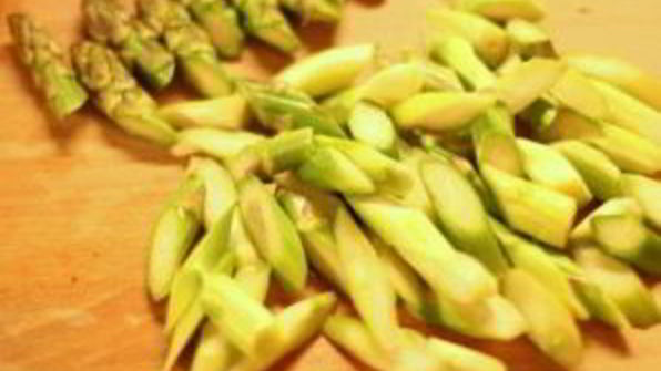 паста со спаржей